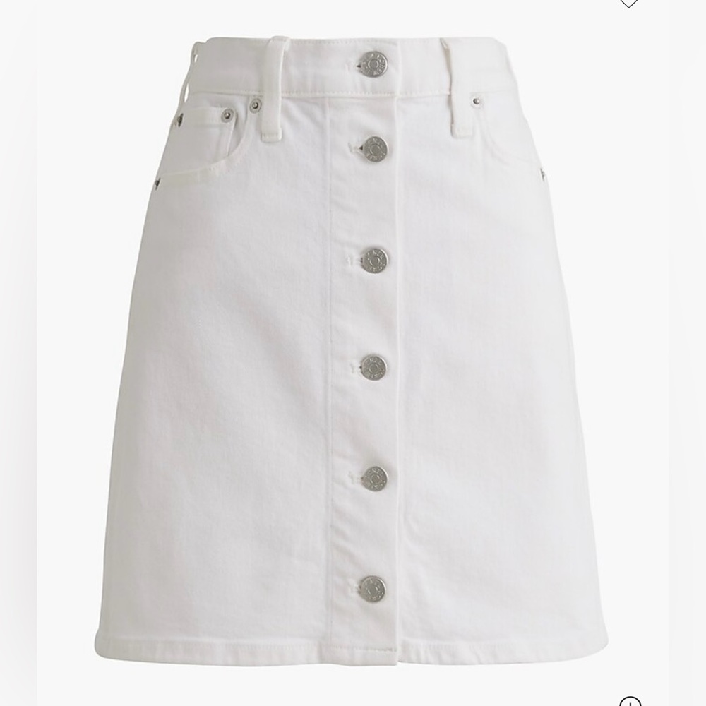 J.Crew Button front skirt